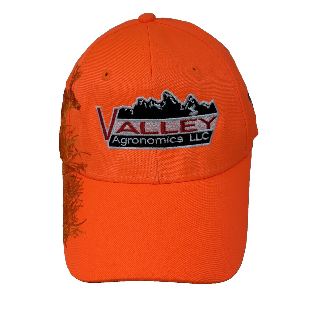 Valley Argonomics LLC Baseball Cap Orange OS Adjustable Wildlife Series Dri-Duck